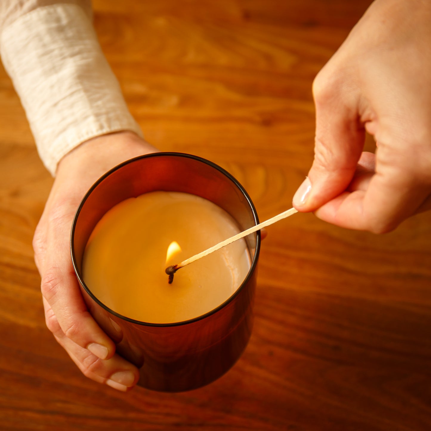 Alternate Image of Woodblock Candle