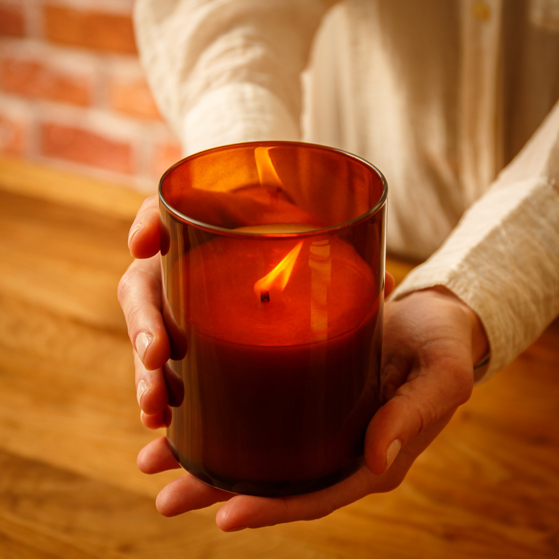 Alternate Image of Woodblock Candle												