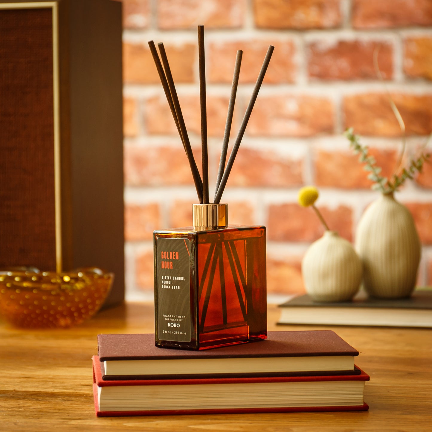 Alternate Image of Golden Hour Woodblock Reed Diffuser