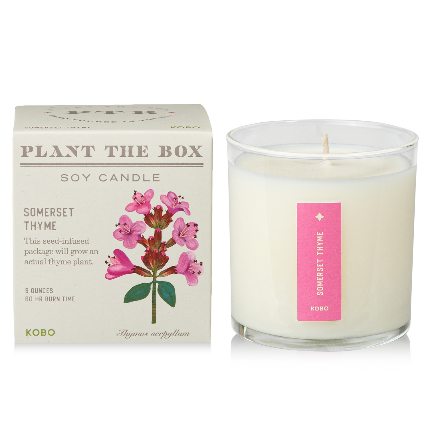 Primary Image of Somerset Thyme Plant the Box Candle