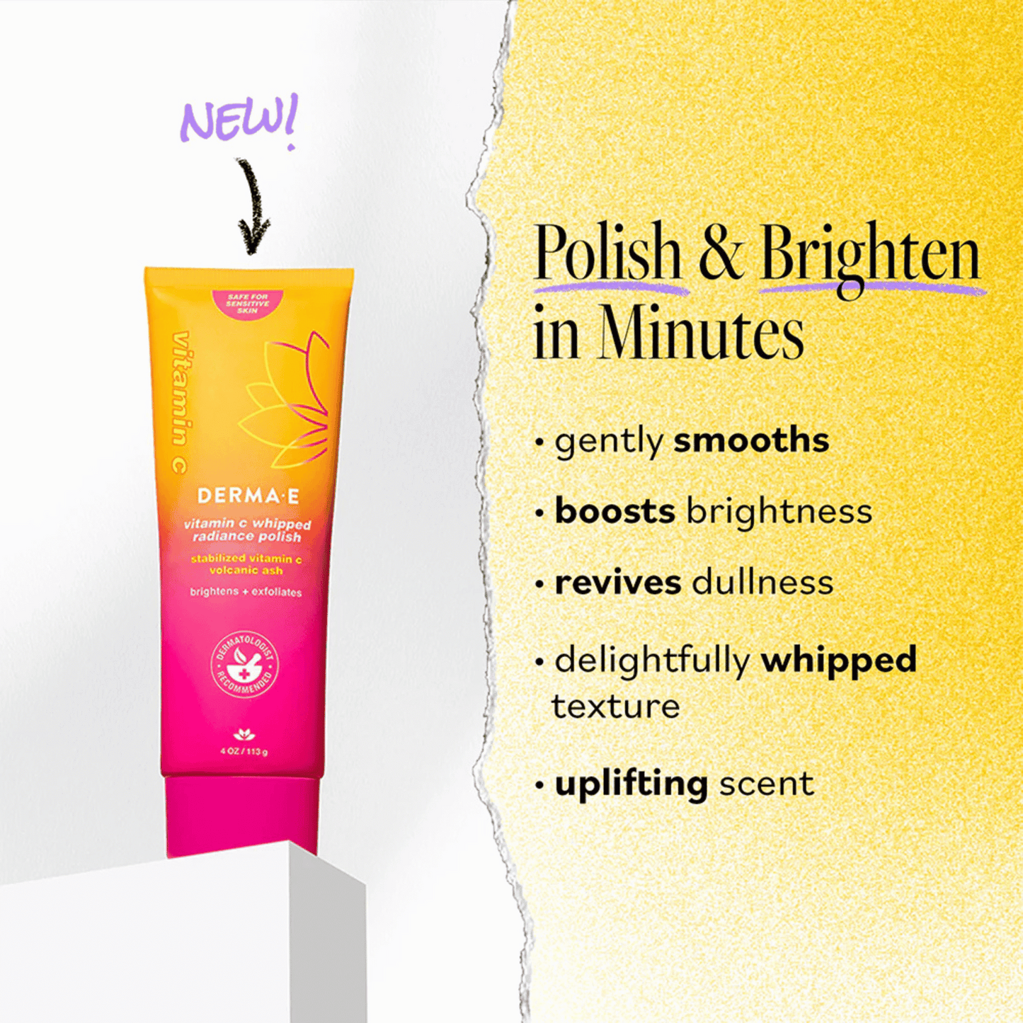 Alternate image of DERMA E Vitamin C Whipped Radiance Polish (4 oz)