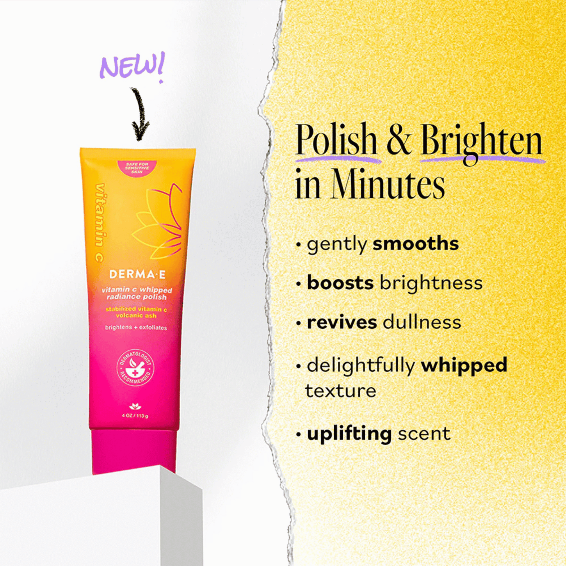 Alternate image of DERMA E Vitamin C Whipped Radiance Polish (4 oz)