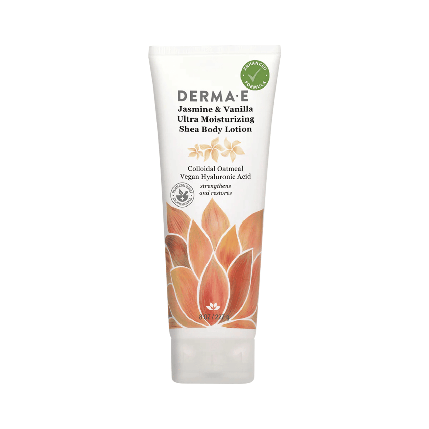 Primary image of DERMA E Hydrating Shea Body Lotion Jasmine and Vanilla (8 fl oz)
