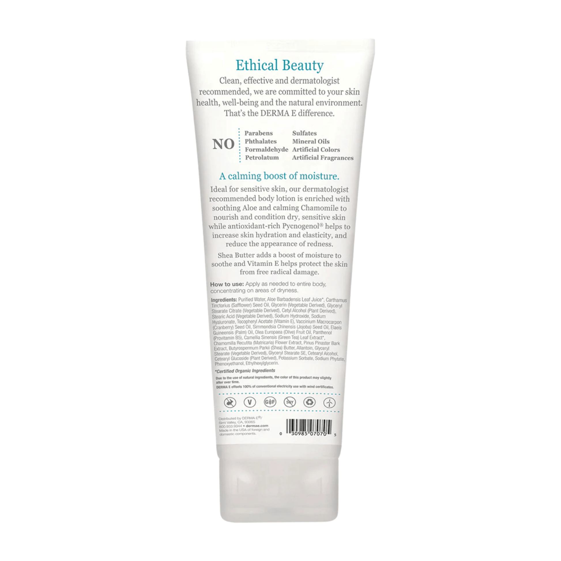 Alternate image of DERMA E Vitamin E Fragrance Free Therapeutic Shea Body Lotion 