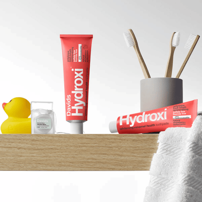 Alternate image of Davids Hydroxi Natural Strawberry & Watermelon Whitening + Enamel Health Toothpaste (4 oz)
