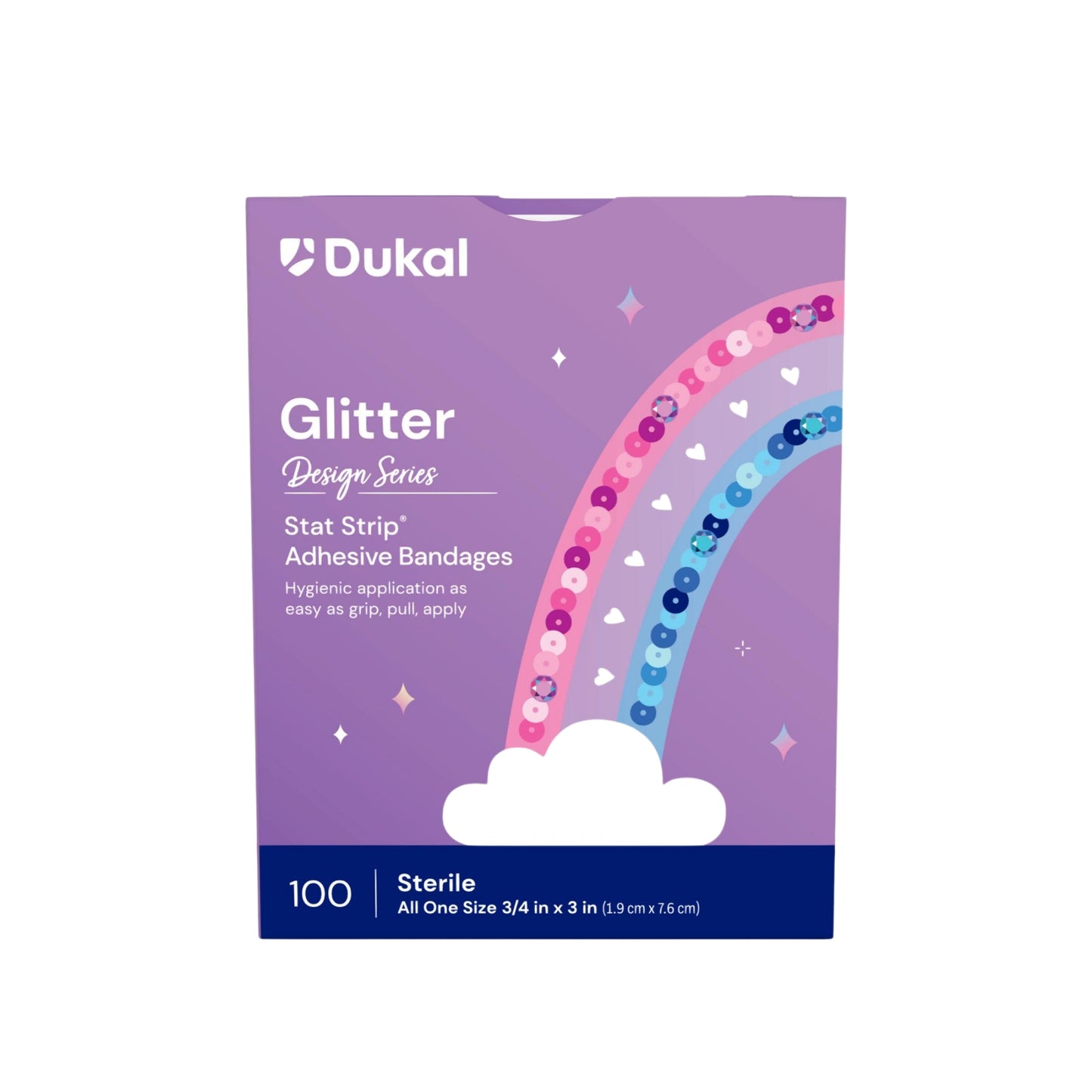 Primary image of Dukal Glitter Bandage Strips (100 ct)