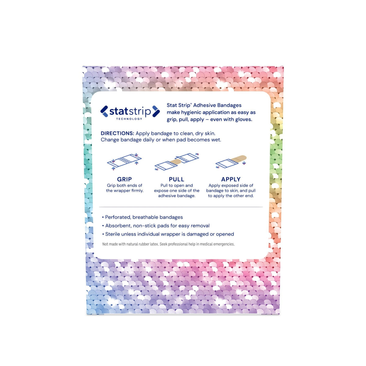 Alternate image of Dukal Glitter Bandage Strips (100 ct)