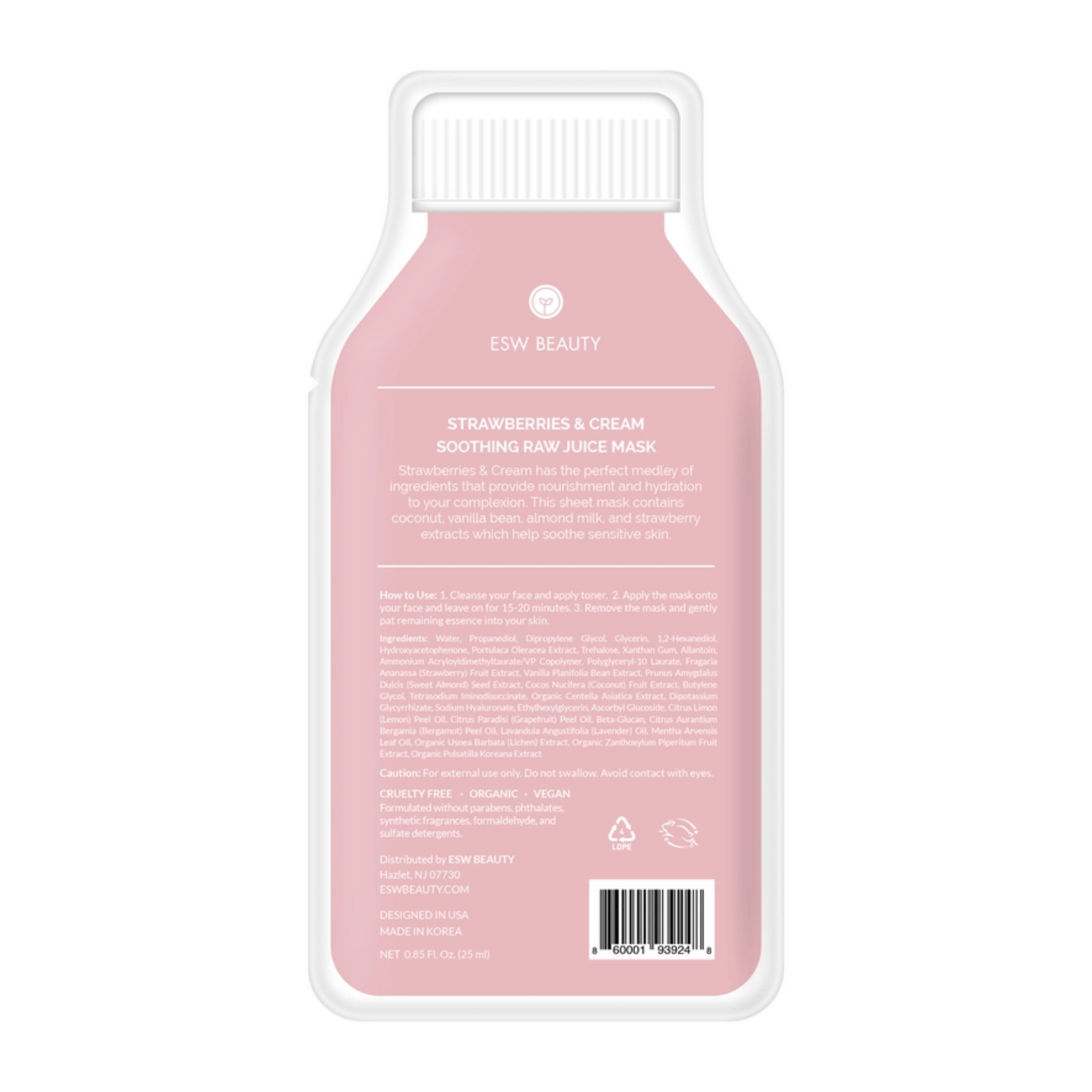 Alternate Image 1 Strawberries and Cream Soothing Sheet Mask 