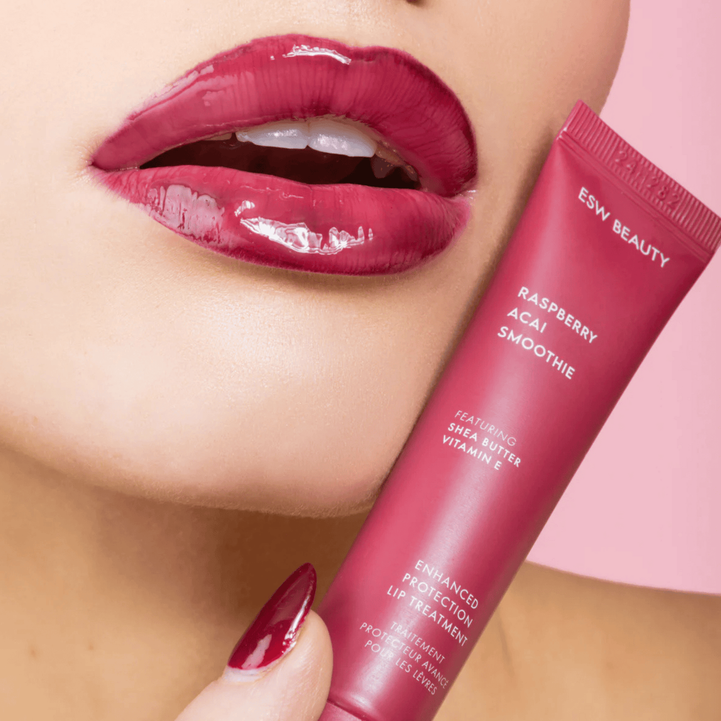 Alternate Image of Holiday Raspberry Acai Smoothie Enhanced Protection Lip Treatment