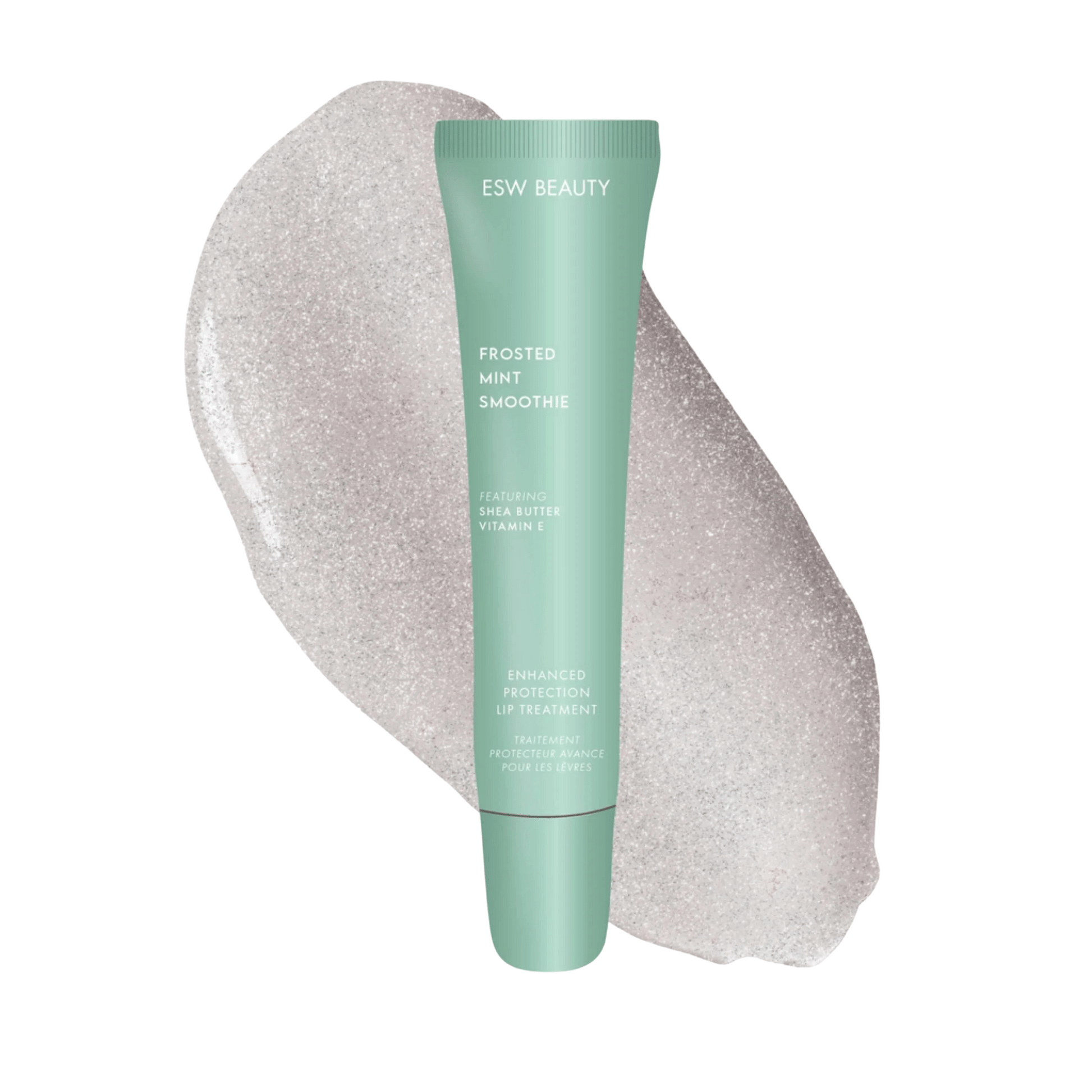 Primary image of ESW Beauty Holiday Frosted Mint Smoothie Enhanced Protection Lip Treatment 