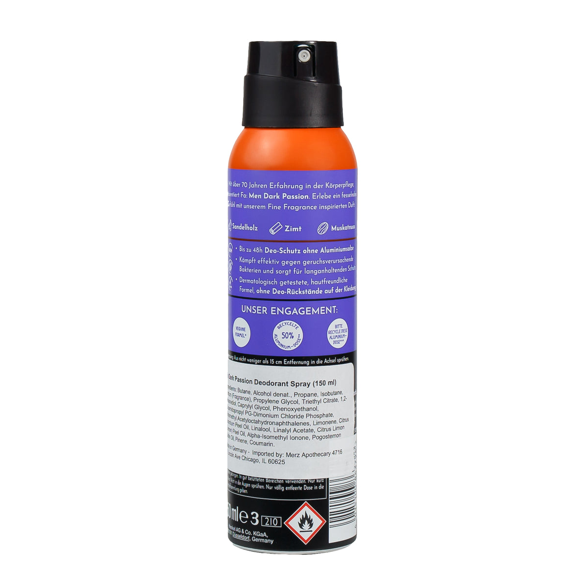 Alternate image of Fa Dark Passion Spray Deodorant