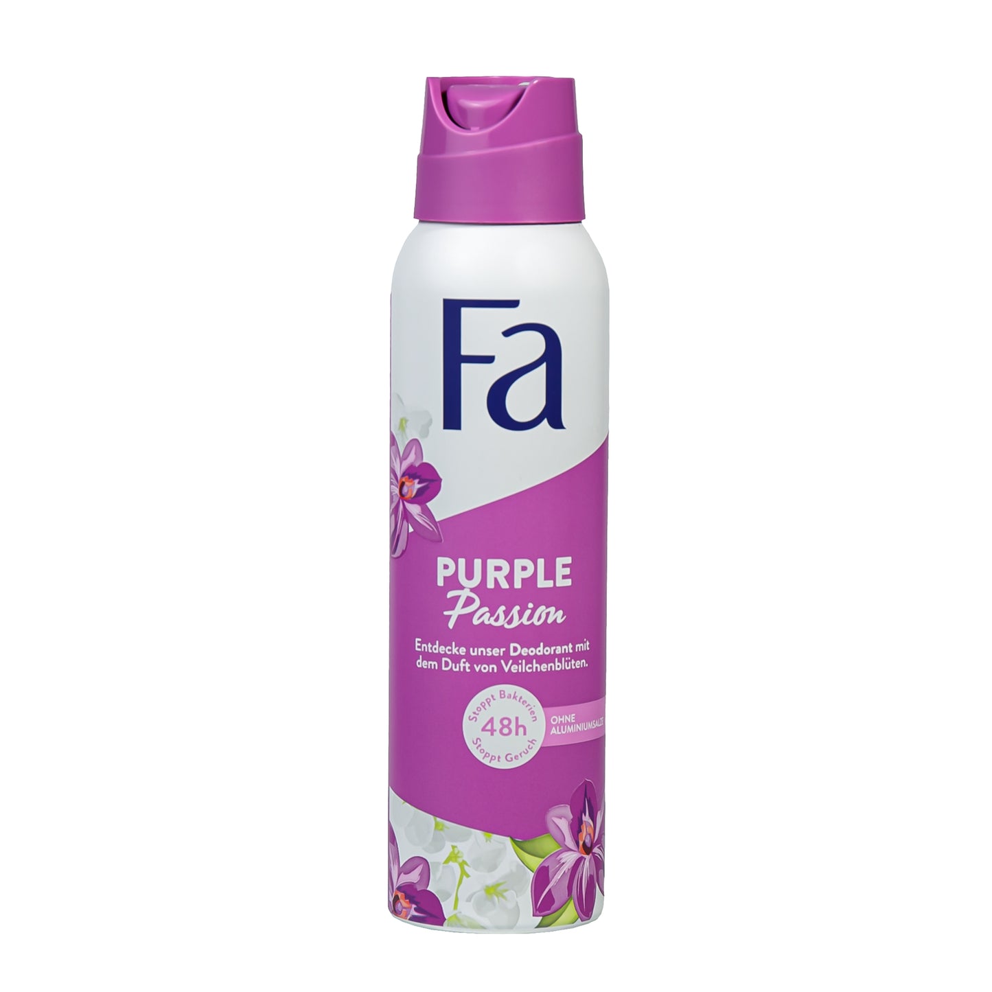 Primary Image of Purple Passion Deodorant Spray, purple and white spray deo