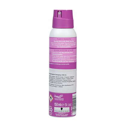 Alternate Image of Purple Passion Deodorant Spray, purple and white spray deo