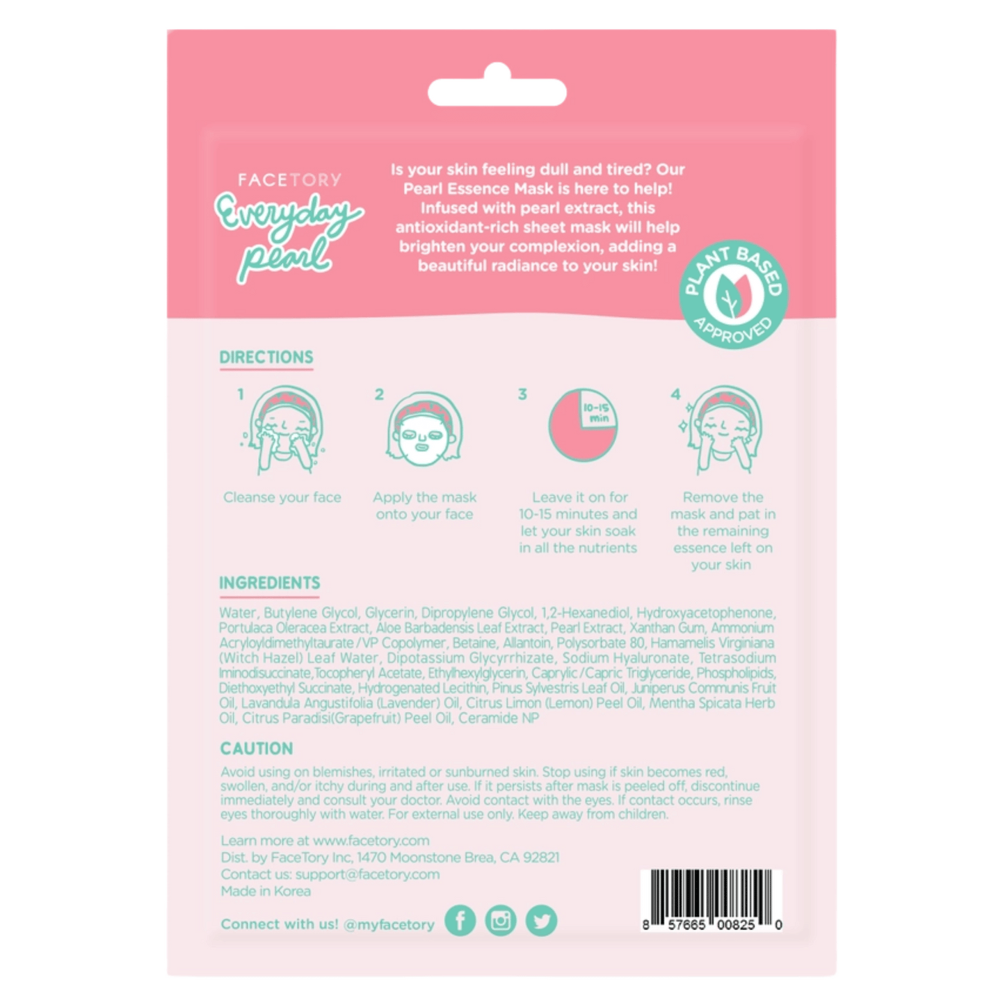 Alternate Image 1 Everyday Pearl Sheet Mask 