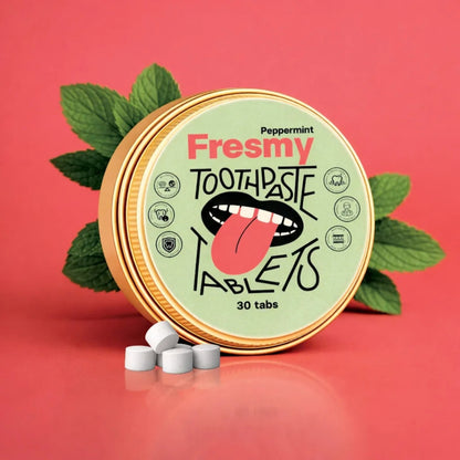 Alternate image of Fresmy Peppermint Toothpaste Tablets