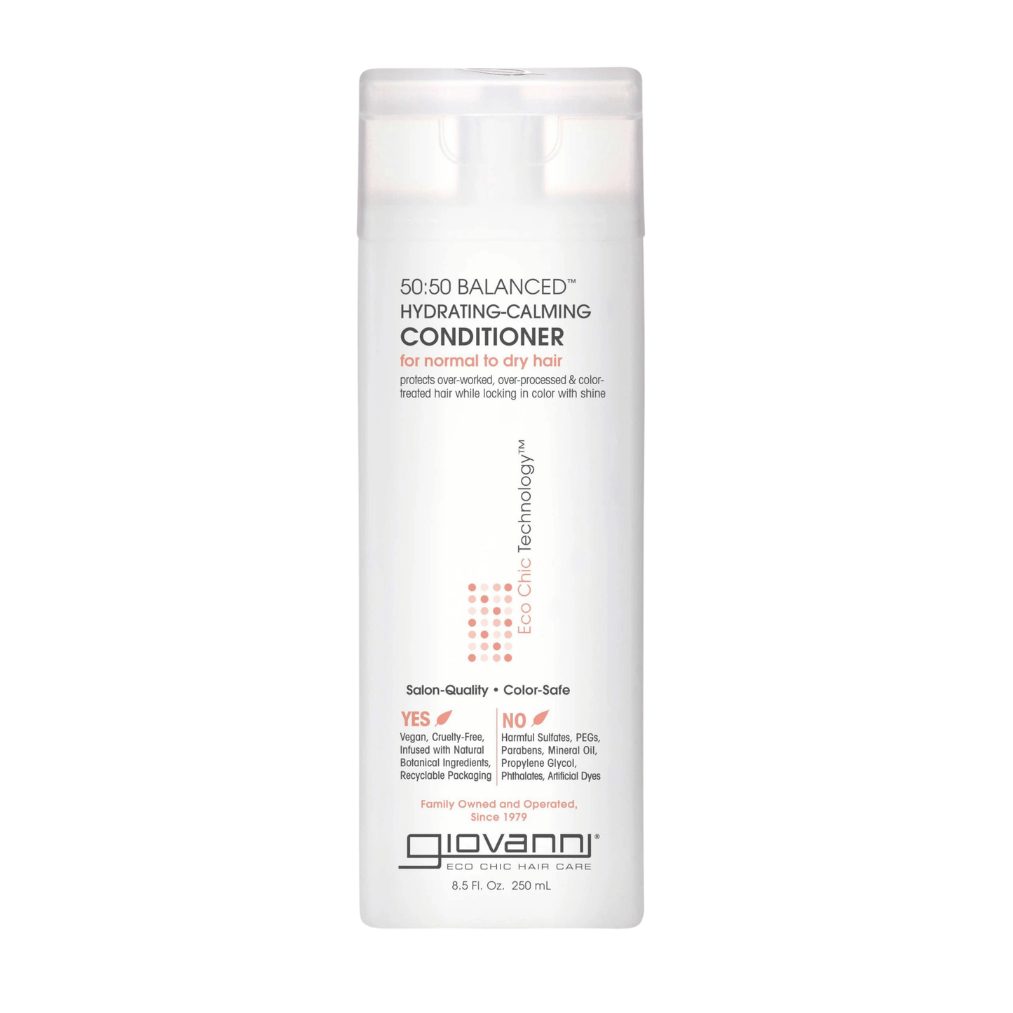 Primary image of Giovanni 50:50 Balanced Hydrating-calming conditioner, white bottle