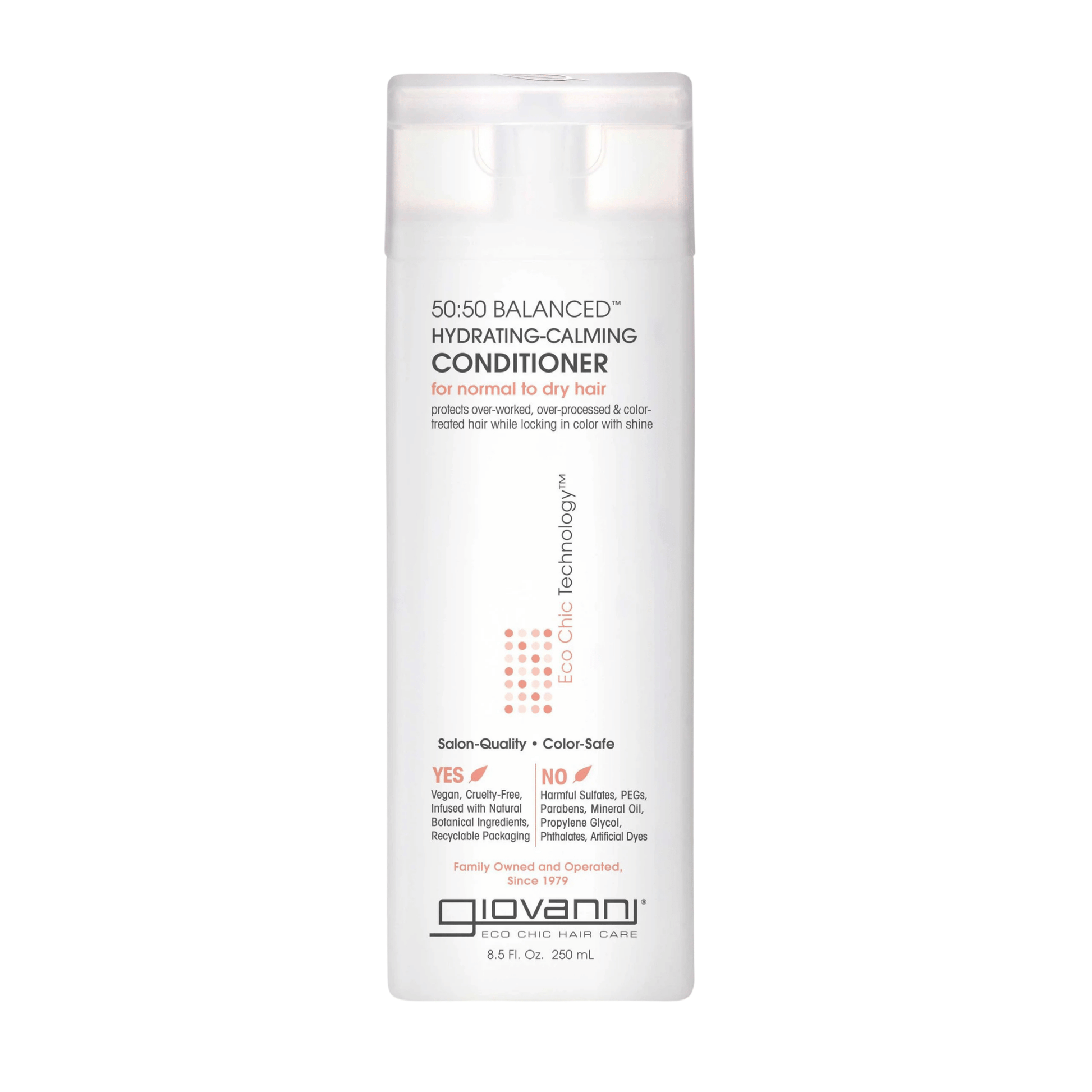 Primary image of Giovanni 50:50 Balanced Hydrating-calming conditioner, white bottle