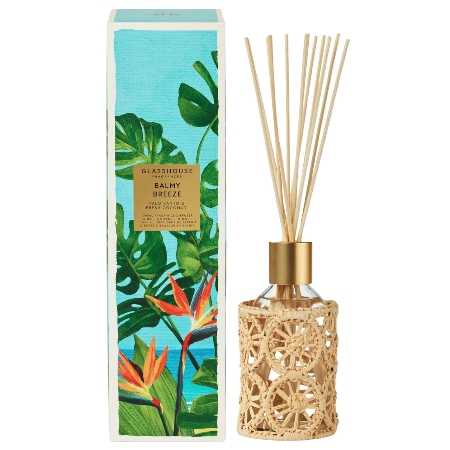 Primary image of GlassHouse Balmy Breeze diffuser 8.4fl oz