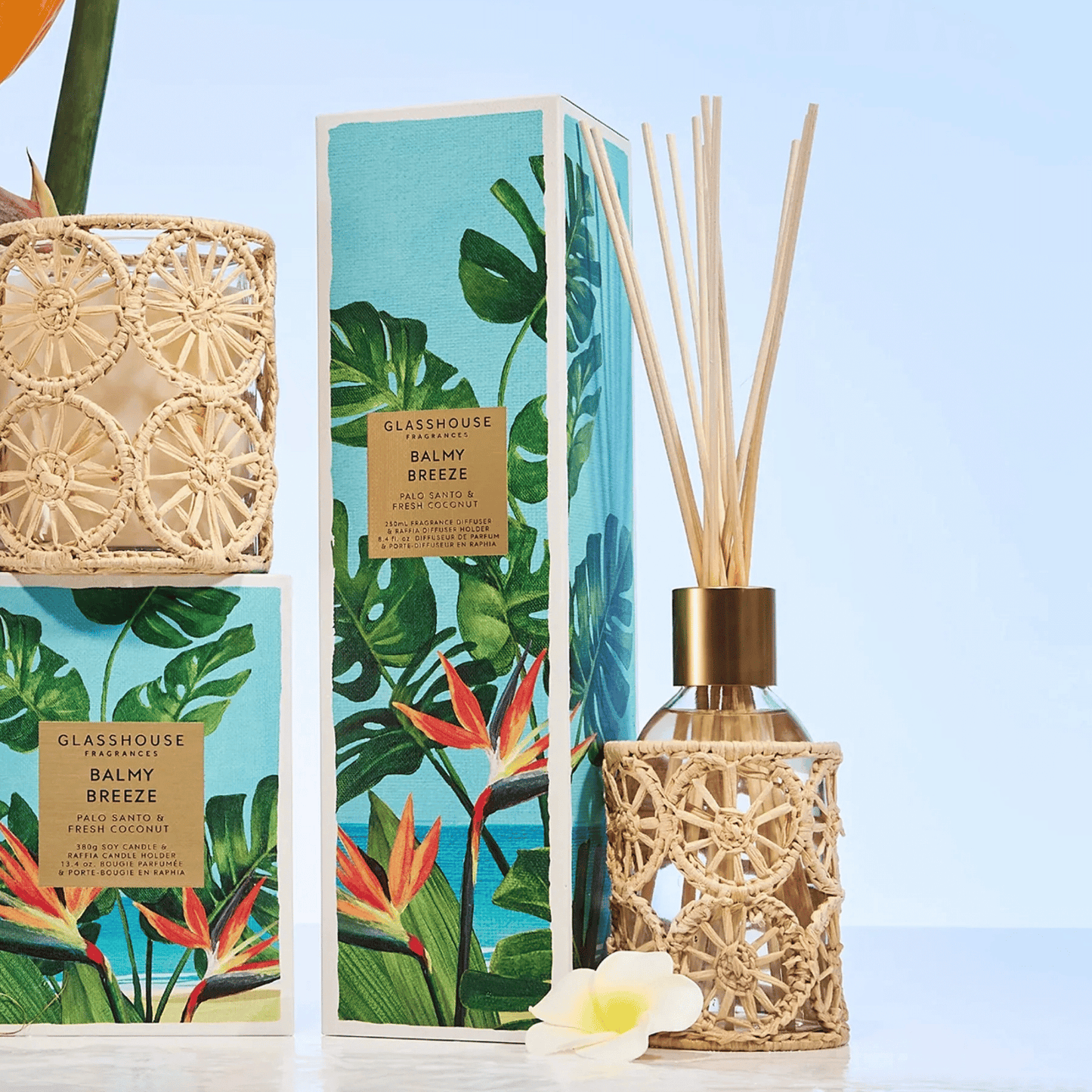 Alternate image of GlassHouse Balmy Breeze diffuser 8.4fl oz