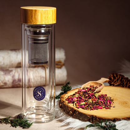 Alternate Image of Gratitude Tea and Glass Tumbler Gift Set