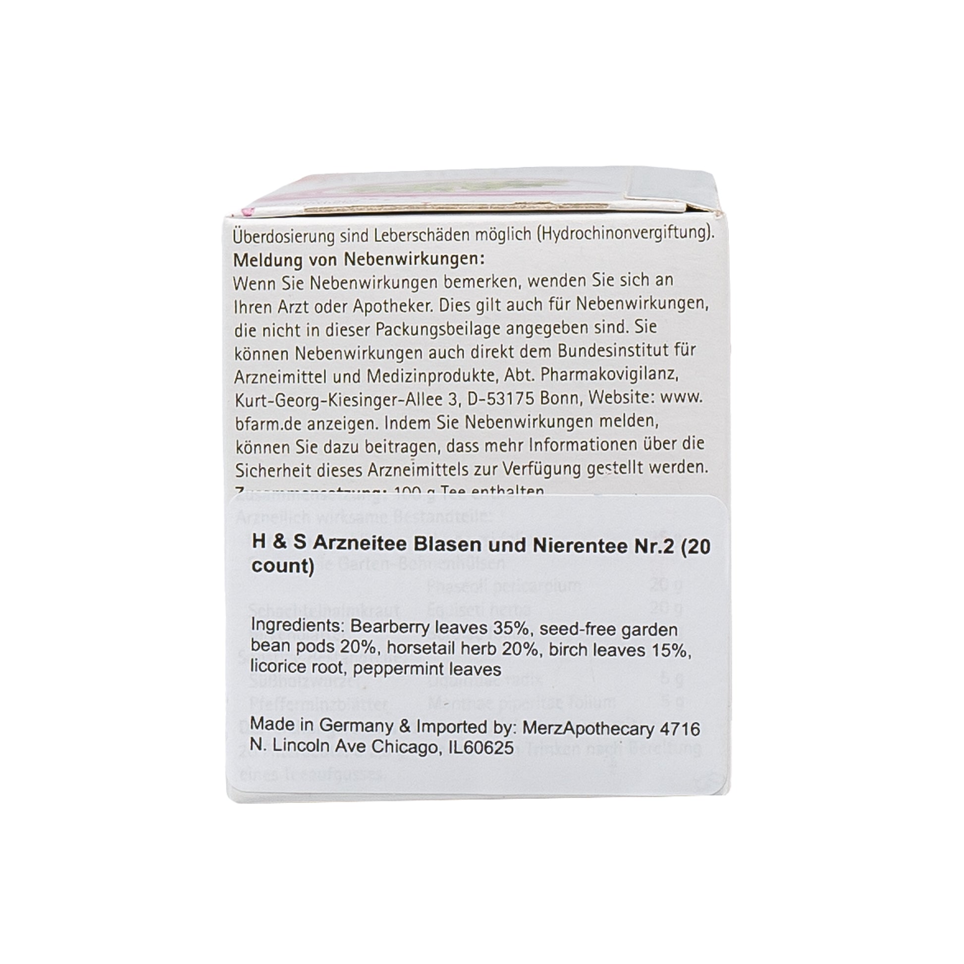Primary Image of Bladder and Kidney Tea - Medicinal Tea No. 2 (Arzneitee Blasen und Nierentee Nr.2)