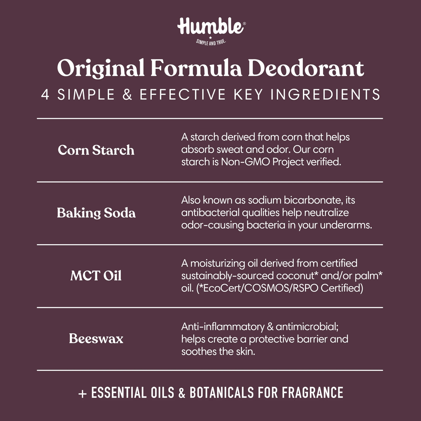 Alternate image of Humble Lavender & Holy Basil Deodorant (2.5 oz)