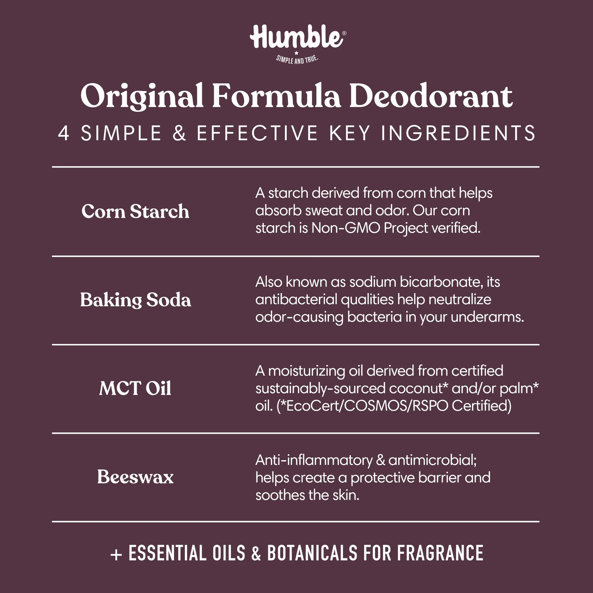 Alternate image of Humble Lavender & Holy Basil Deodorant (2.5 oz)