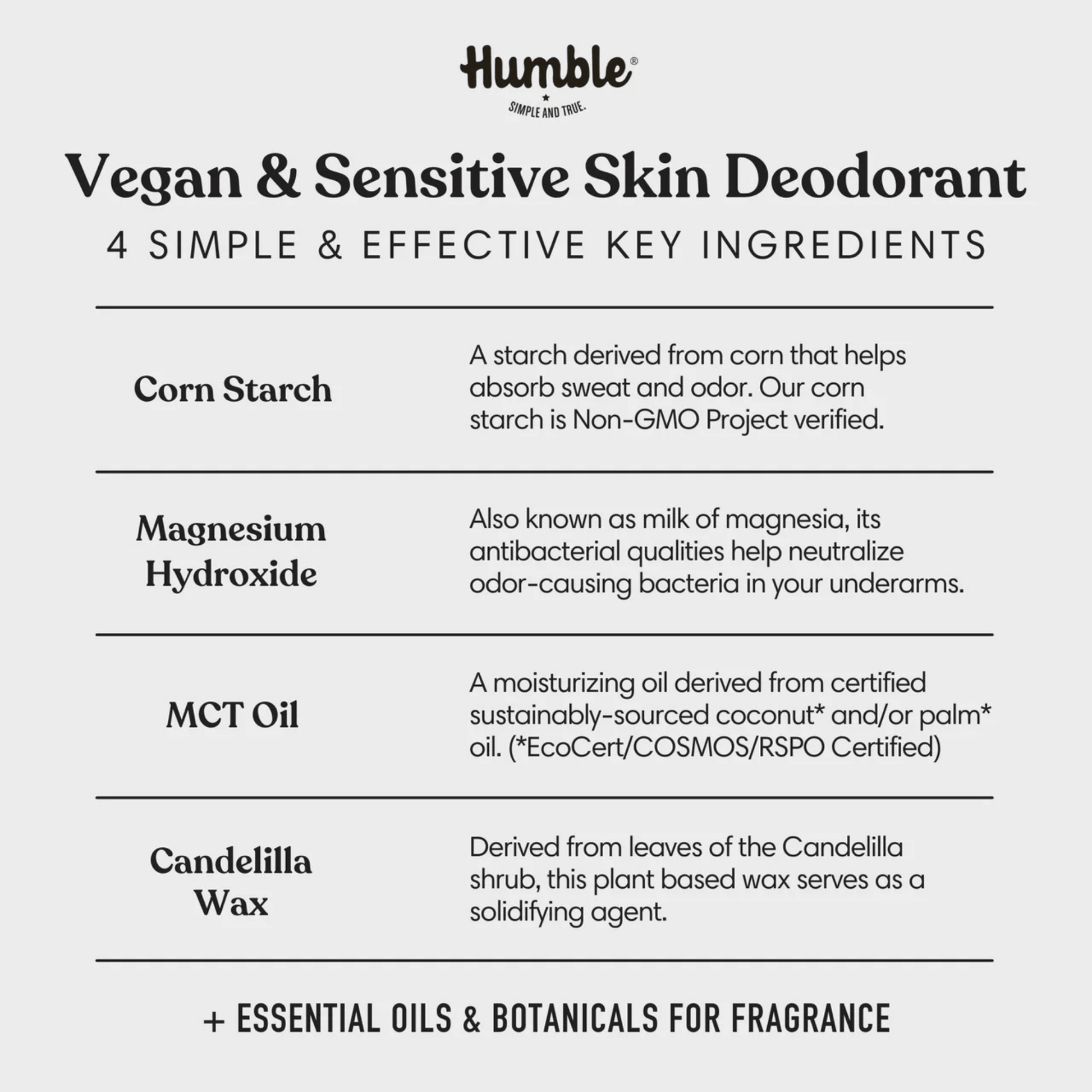 Alternate image of Humble Sensitive Palo Santo & Frankincense Vegan Deodorant (2.5 oz) 