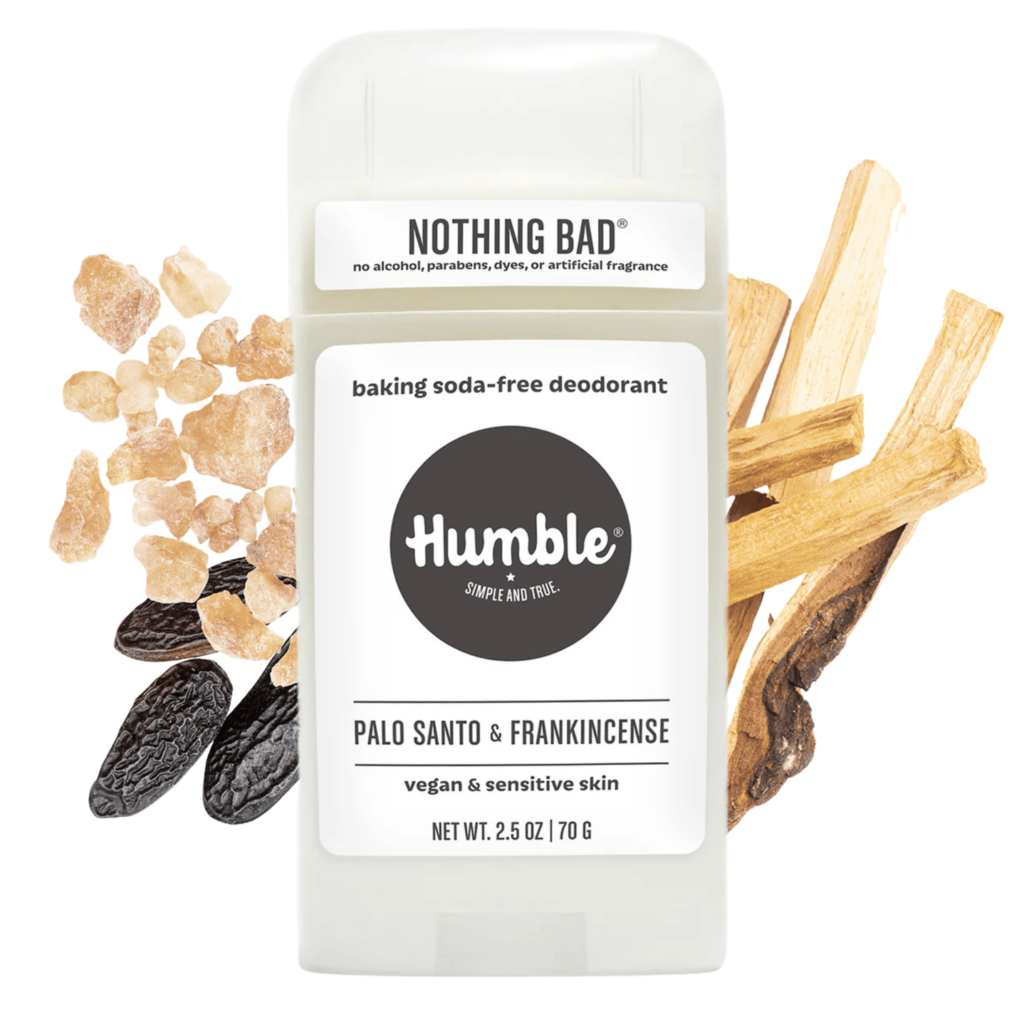 Alternate image of Humble Sensitive Palo Santo & Frankincense Vegan Deodorant (2.5 oz) 