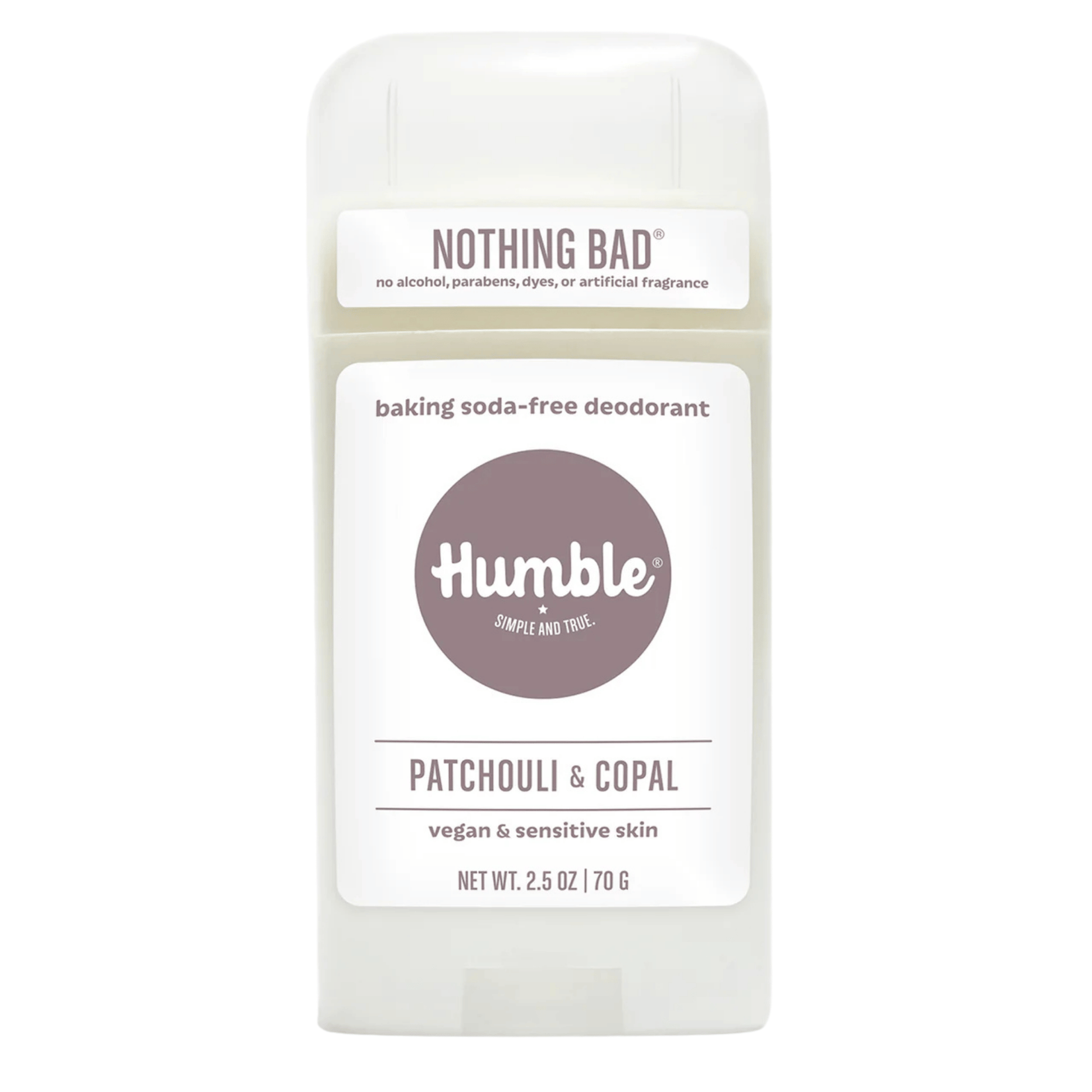 Primary image of Humble Sensitive Patchouli & Copal Vegan Deodorant (2.5 oz)