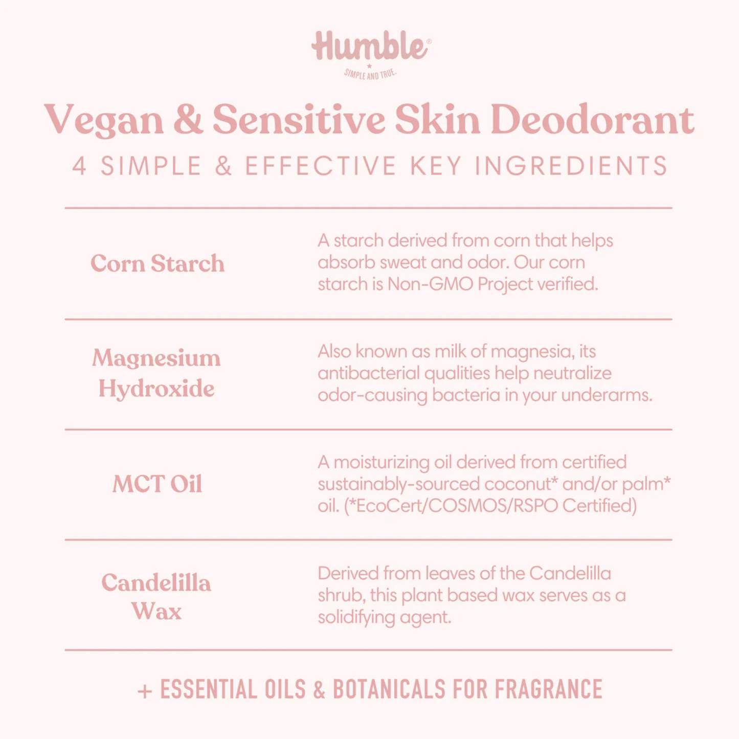 Alternate image of Humble Travel Sensitive Moroccan Rose Vegan Deodorant (0.5 oz) 