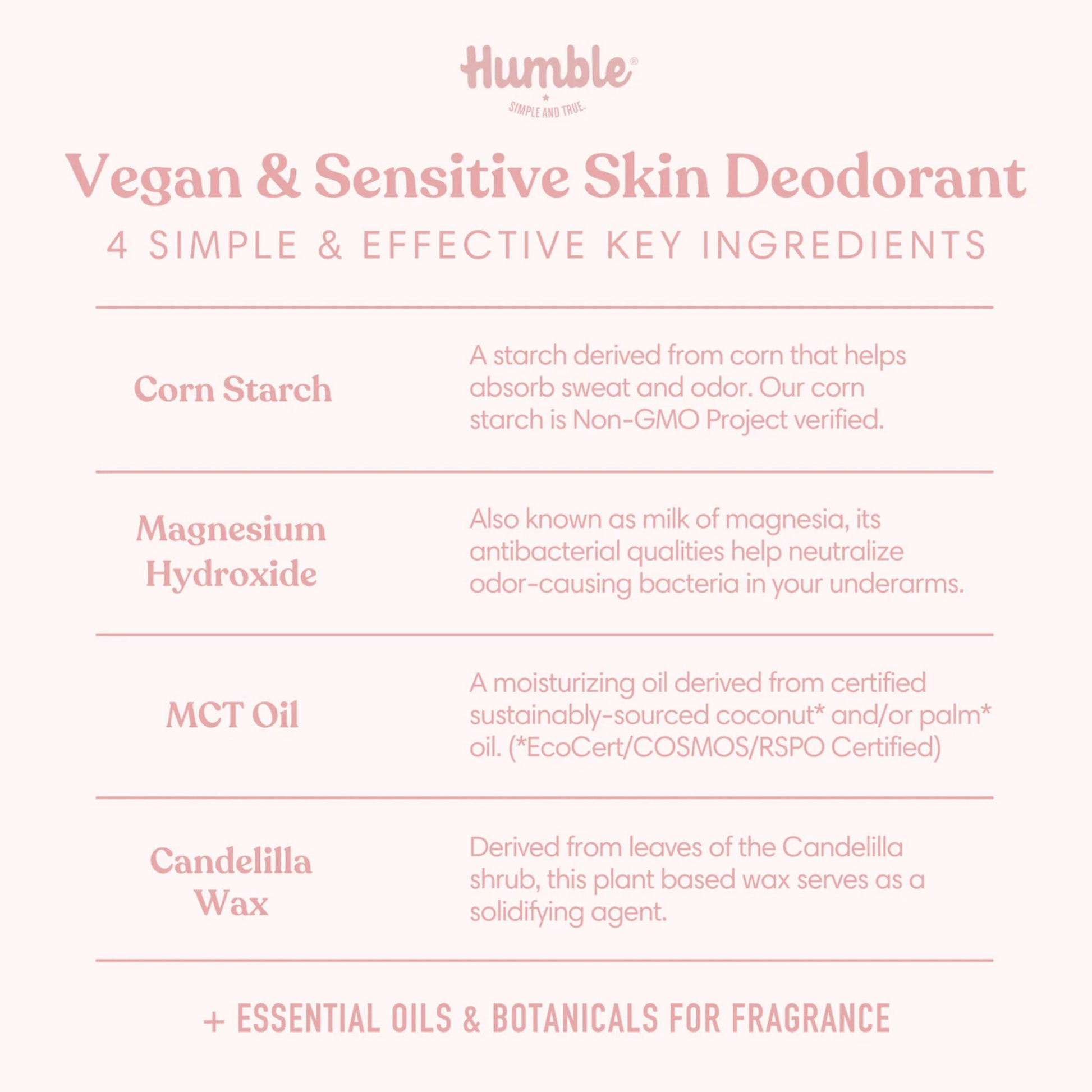 Alternate image of Humble Travel Sensitive Moroccan Rose Vegan Deodorant (0.5 oz) 