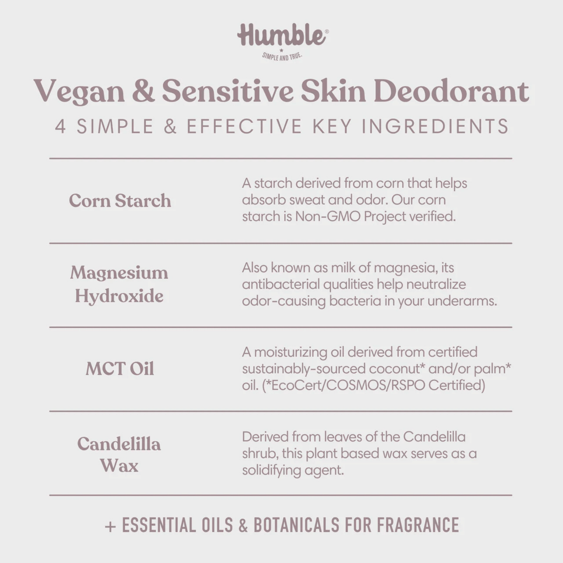 Alternate image of Humble Travel Sensitive Patchouli & Copal Vegan Deodorant (0.5 oz)