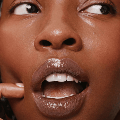 Alternate image of model wearing ILIA Crystalline Overglaze Hydrating Lip Gloss