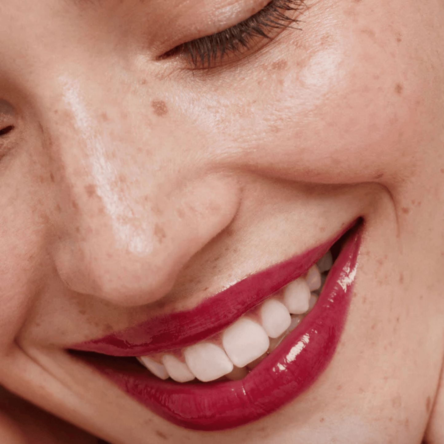 Alternate image of model wearing ILIA Studio Overglaze Hydrating Lip Gloss
