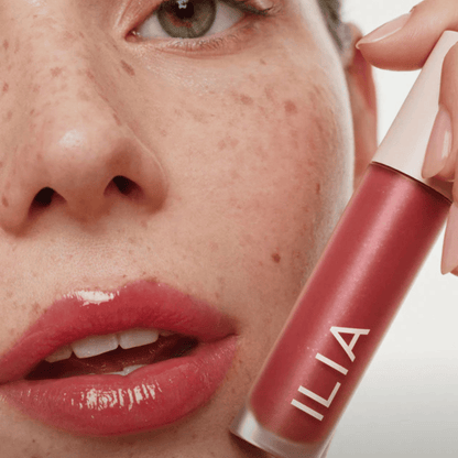 Alternate image of model wearing ILIA Vessel Overglaze Hydrating Lip Gloss