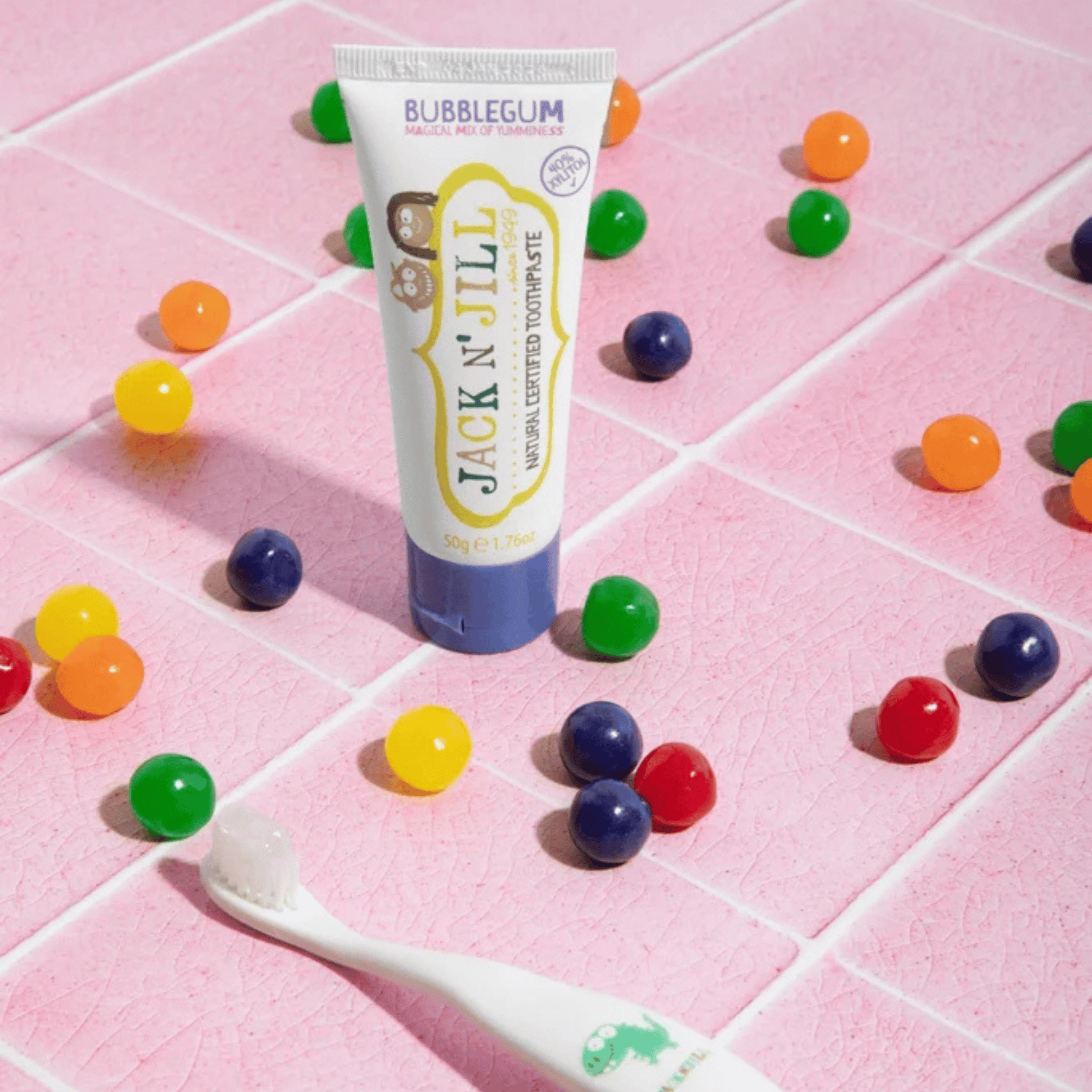 Alternate image of Jack N' Jill Bubblegum Natural Toothpaste