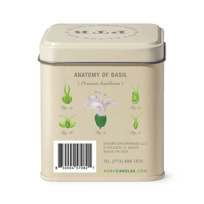 Alternate image of KOBO Plant the Box Fresh Picked Basil Tin Candle