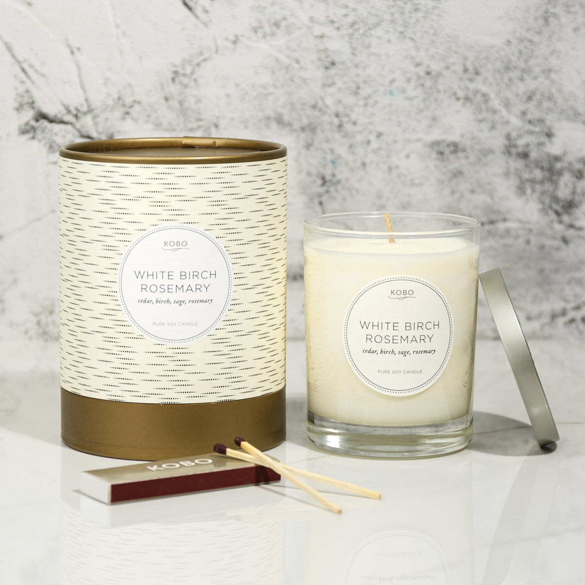 Alternate Image of White Birch Rosemary Coterie Candle