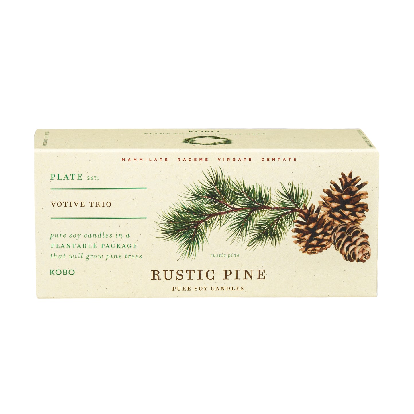 Alternate Image of Votive Trio - Rustic Pine
