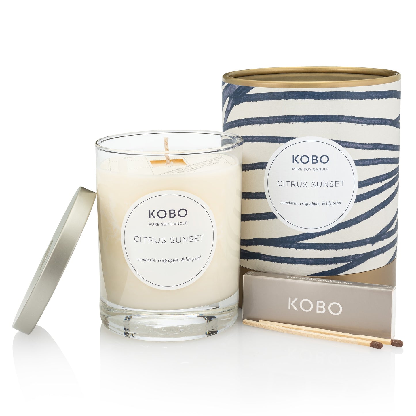 KOBO Citrus Sunset Coastal Candle (11 oz) #10087316 – Smallflower