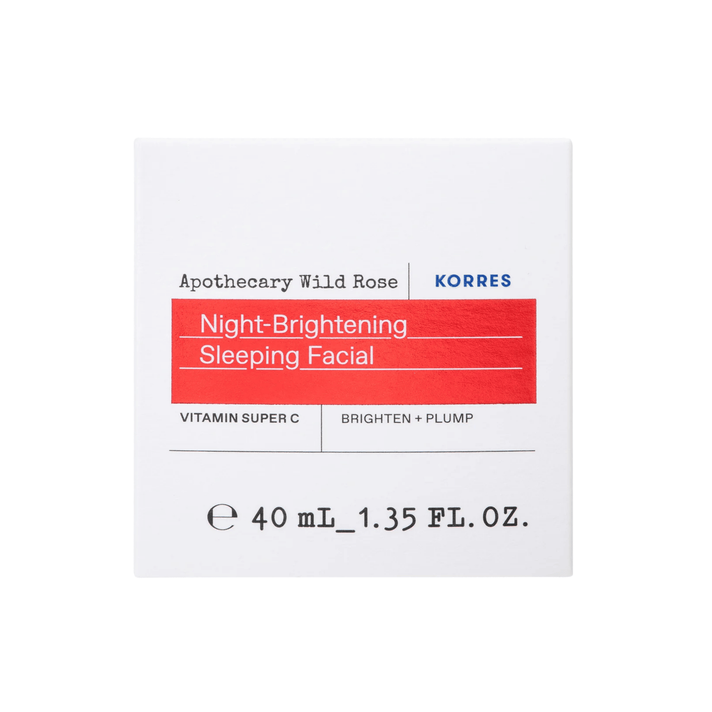 Alternate image of KORRES Apothecary Wild Rose Brightening Sleeping Facial (40 ml)