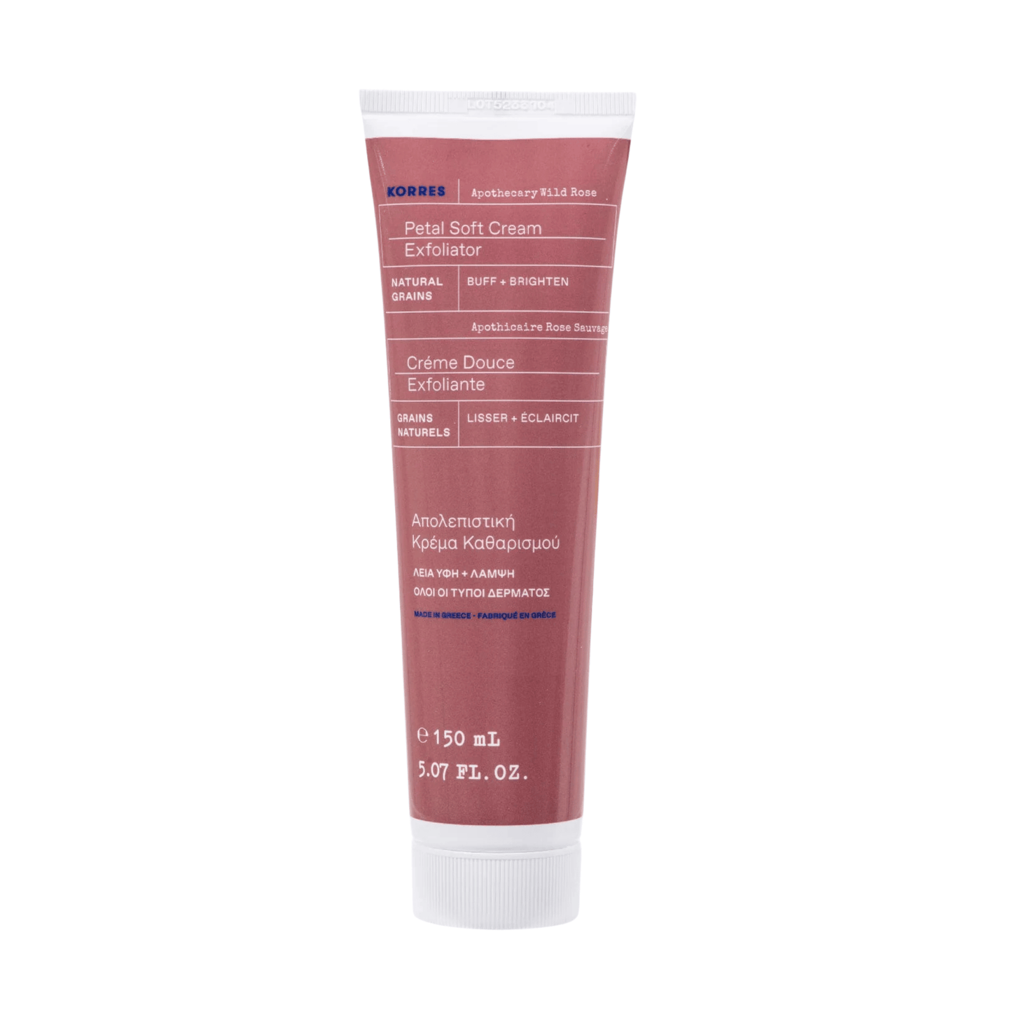 Primary image of KORRES Apothecary Wild Rose Petal Soft Cream Exfoliator (150 ml)