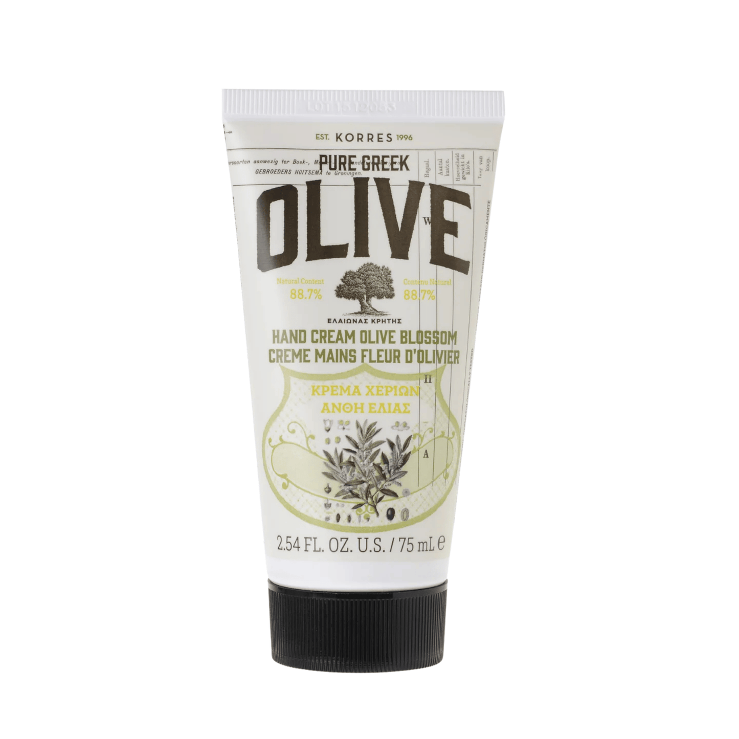 Primary image of KORRES Pure Greek Olive Olive Blossom Hand Cream (75 ml) 