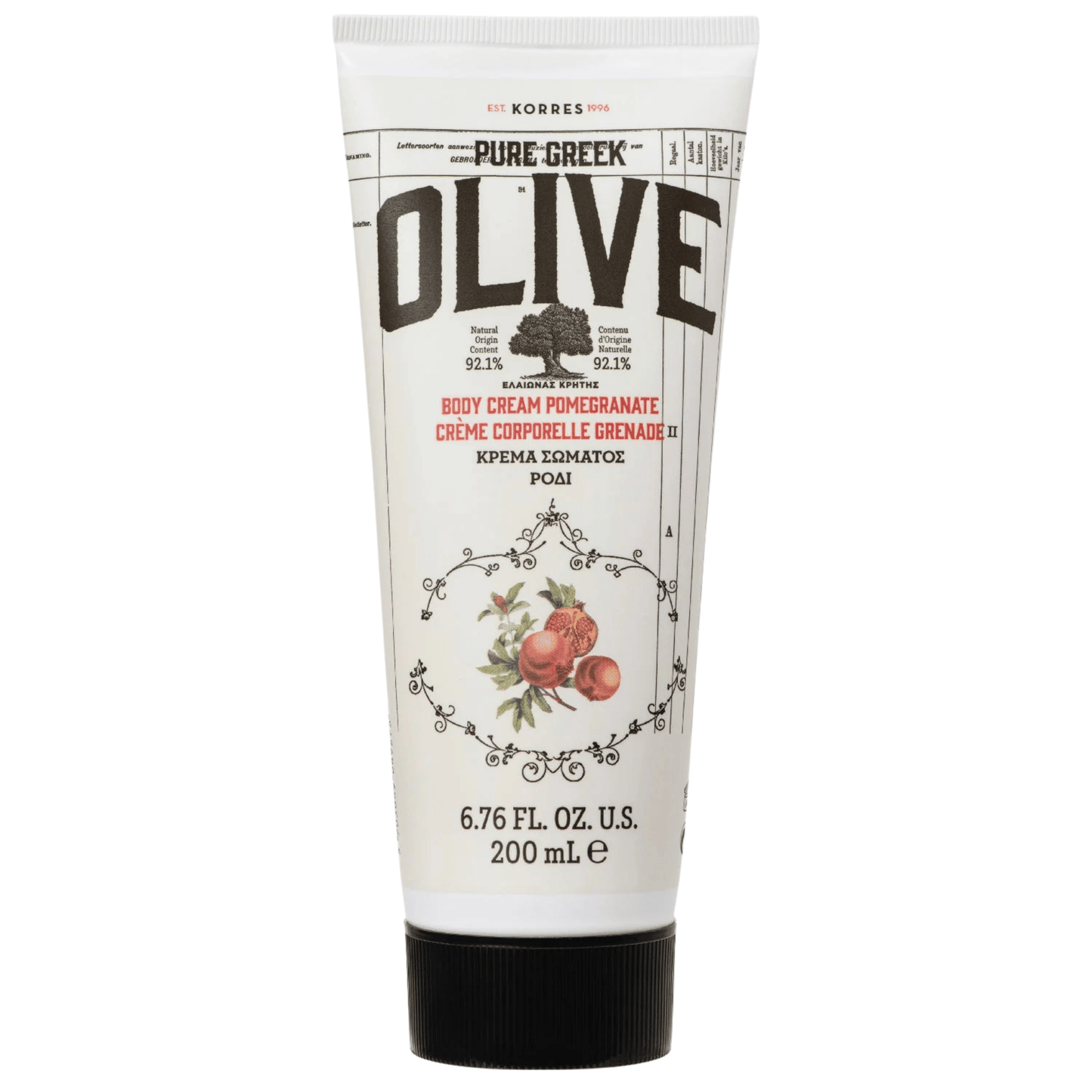 Primary image of KORRES Pure Greek Olive Pomegranate Body Cream (200 ml)
