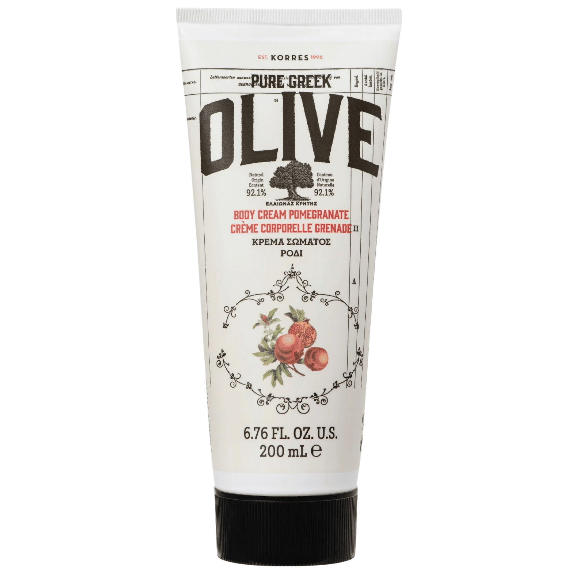 Primary image of KORRES Pure Greek Olive Pomegranate Body Cream (200 ml)