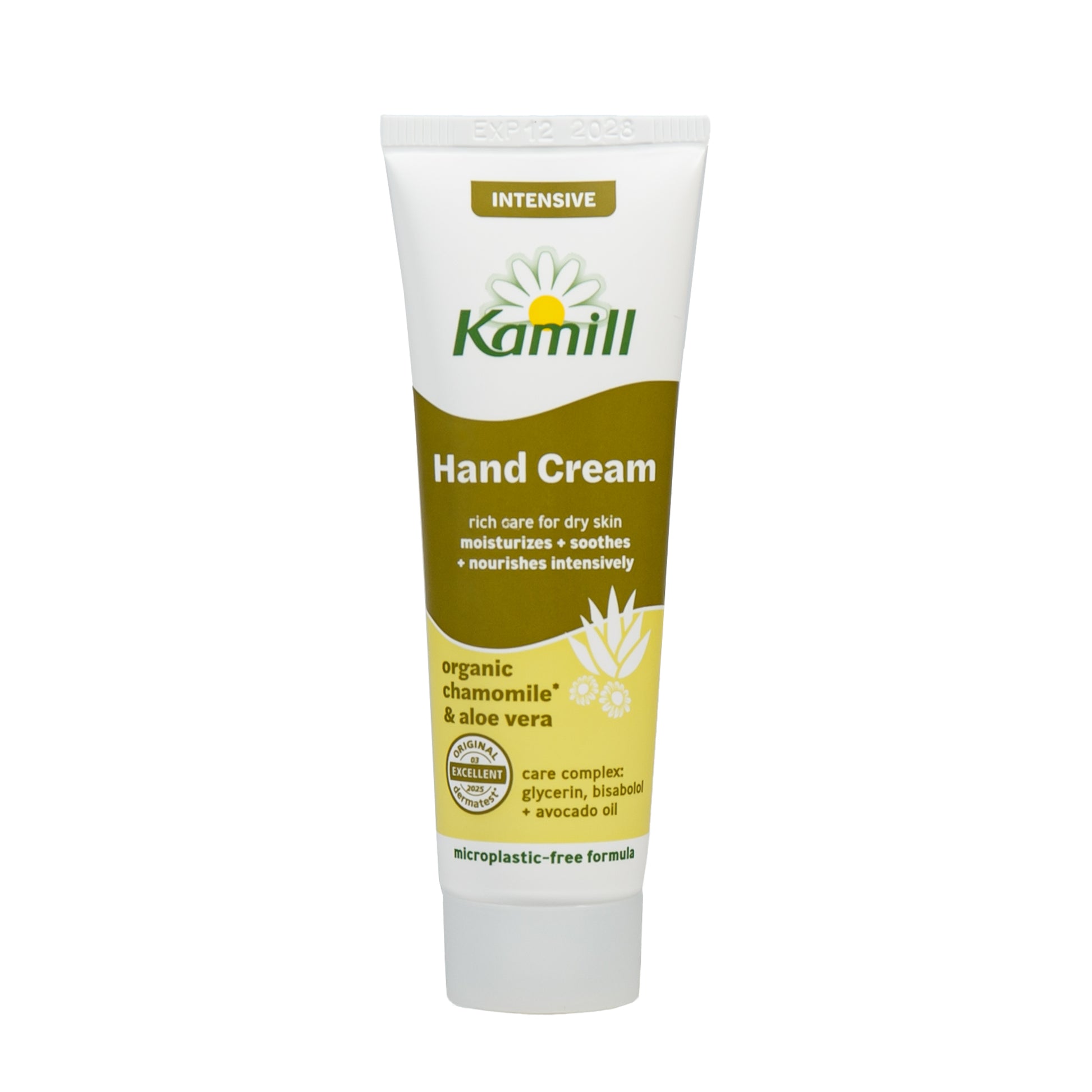 Primary Image of Intensive Hand Creme (30 ml), green and white tube