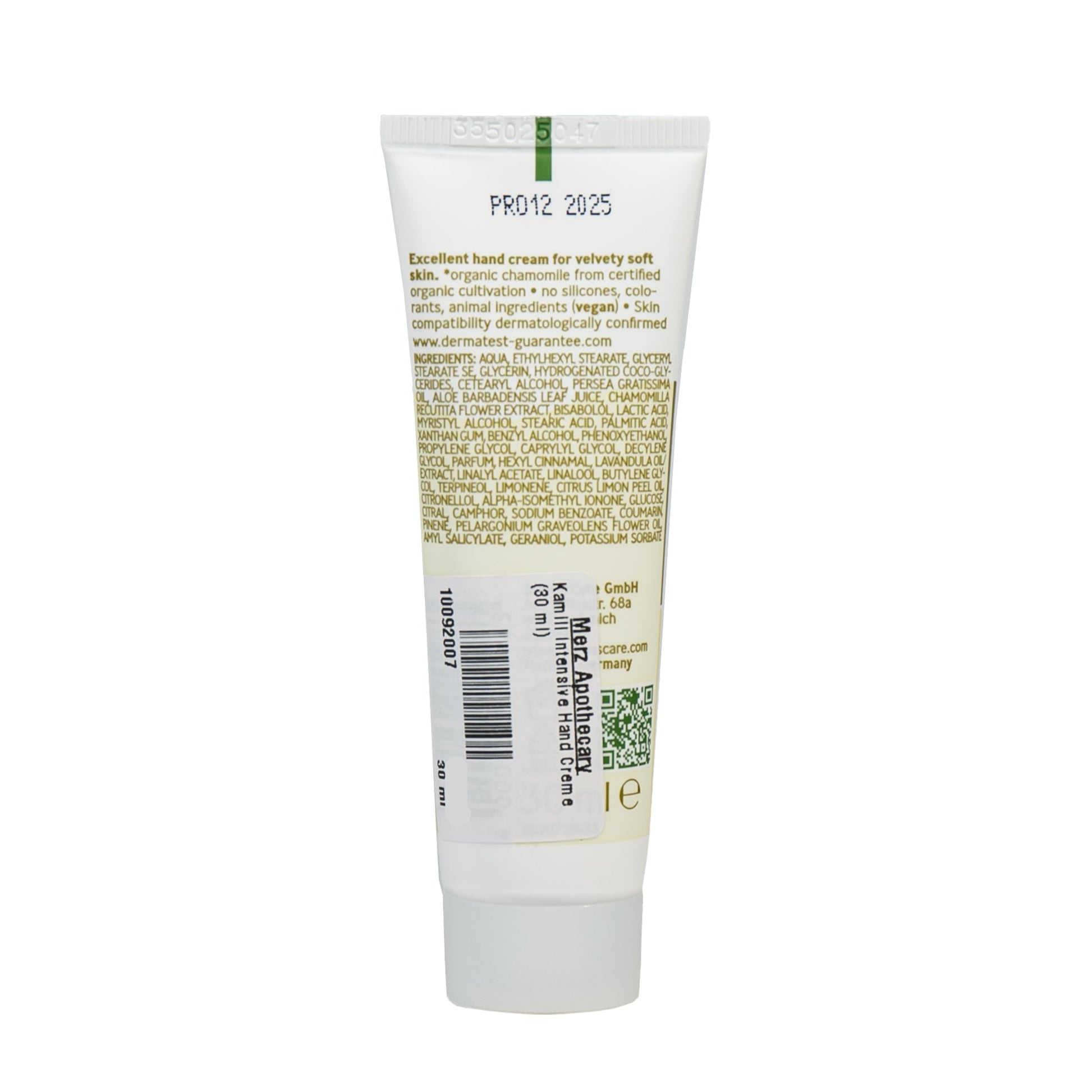 Alternate Image of intensive Hand Creme (30 ml), green and white tube