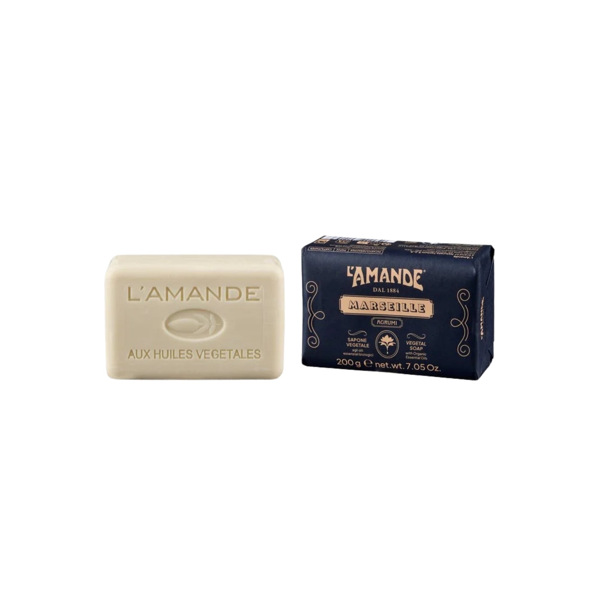 Primary image of L'Amande Vegetable Soap With Organic Essential Oils (200 g)