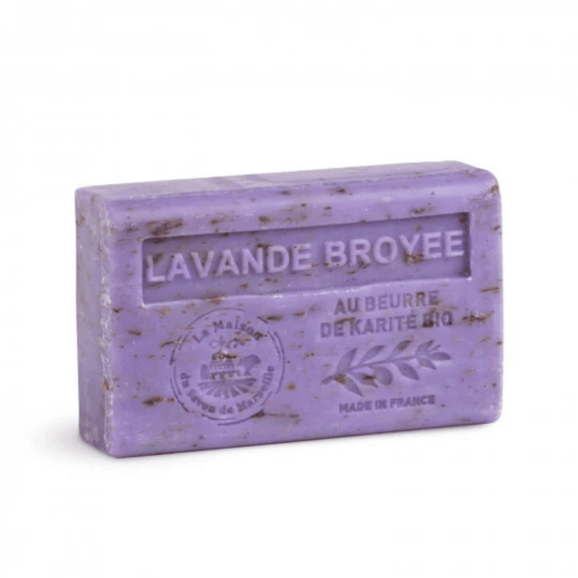 Primary image of La Maison du Savon de Marseille Exfoliating Lavender Shea Butter Soap (125 g)